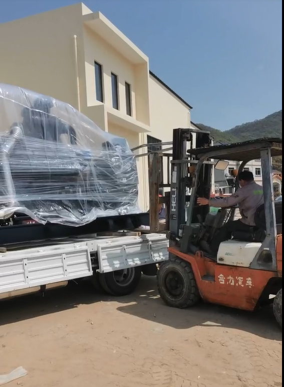 500千瓦上柴动力柴油发电机到达浙江舟山工地